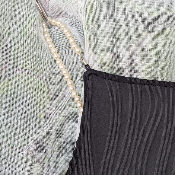 BNWT / Rihoas / Medium / LArge / The Black Water Ripple Textured Cami Dress - Picture 3 of 5